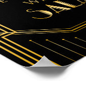 Panneau Mariage alcool | Gatsby Art Déco (Coin)