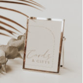 Panneau Mariage Arch Moderne Calligraphie Cartes e