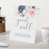 Panneau Mariage bleu marine et rose vif (In SItu)