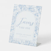Panneau Mariage Blue Chinoiserie Take One Favorise (Recto)