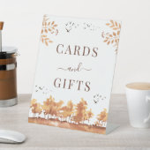 Panneau Mariage Brown Automne Cartes et cadeaux (In SItu)