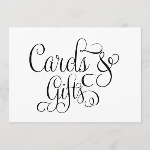 Panneau Mariage Cartes et Cadeaux