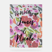 Panneau Mariage couleur gras couleur encre couleur (Recto)