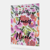 Panneau Mariage couleur gras couleur encre couleur (Angle)