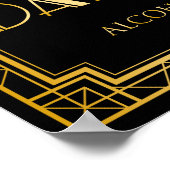 Panneau Mariage Dance Floor | Gatsby Art Déco (Coin)