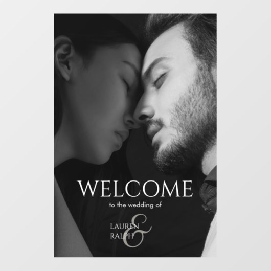 Panneau Mariage de clouage de la fenêtre d'accueil (Feuille)