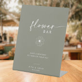 Panneau Mariage de la barre de  de script vert Chi