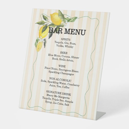 Panneau Mariage de La Dolce Vita (Recto)