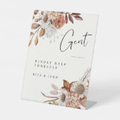 Panneau Mariage de salle de bain Cream Boho Gents (Recto)