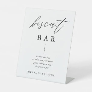 Panneau Mariage de script de calligraphie Biscuit