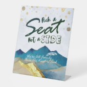 Panneau Mariage de siège ouvert Gold Mountain Wate (Recto)