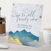 Panneau Mariage de siège ouvert Gold Mountain Wate (In SItu)