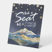 Panneau Mariage de siège ouvert Gold Mountain Wate (Recto)