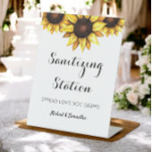 Panneau Mariage de tournesol