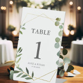 Panneau mariage de verdure, table assise