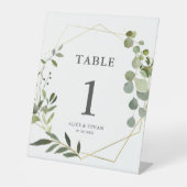 Panneau mariage de verdure, table assise (Recto)