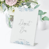 Panneau Mariage Dessert Bar Eucalyptus Bleu