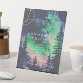 Panneau Mariage du bar-dessert Northern Lights (In SItu)