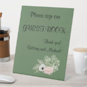 Panneau mariage du livre d'hôtes (In SItu)