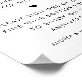 Panneau Mariage du livre d'or du coeur rétro (Coin)