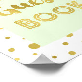 Panneau Mariage du livre d'or Mint Gold Confetti (Coin)