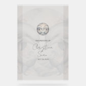 Panneau Mariage du thème Dauphin personnalisé (Recto)