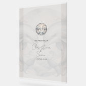 Panneau Mariage du thème Dauphin personnalisé (Angle)