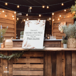 Panneau mariage en terre cuite rustique