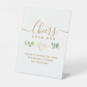 Panneau Mariage Eucalyptus Open Bar (Recto)