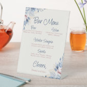 Panneau Mariage Floral Bleu (In SItu)