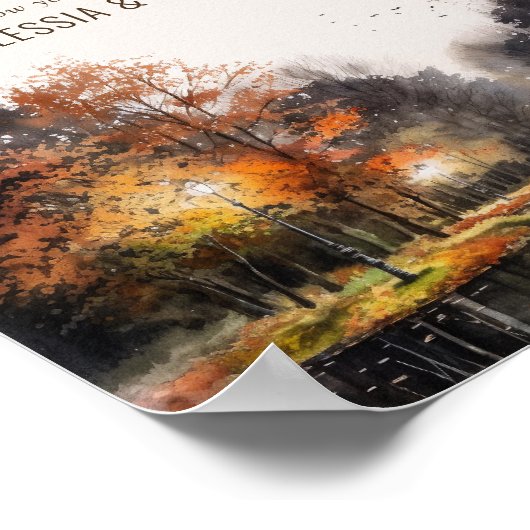 Panneau Mariage Open Bar Digital ou affiche imprim (Coin)