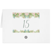 Panneau mariage rose vert blanc (Dos Horizontal)