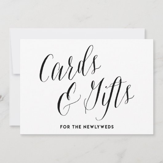 Panneau Mariage Rustique Cartes et Cadeaux (Devant)