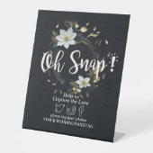 Panneau Mariage Snap Gold Floral (Recto)