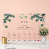 Panneau Mariage vert acrylique - Mariage chronolog (Mariage)