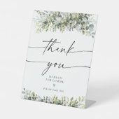 Panneau Merci de plantes vertes (Recto)