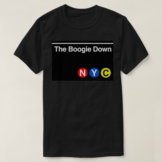 Panneau métro Boogie Down TShirt (Design devant)