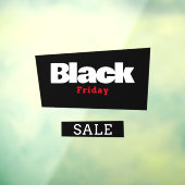 Panneau moderne tendance Black Friday Rouge & Blac (Feuille 3)