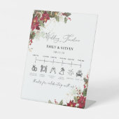 Panneau Montage Mariage Rustique Pine Poinsettia (Recto)