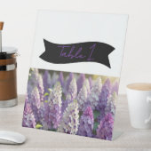 Panneau Numéro de table Mariage Lilac (In SItu)