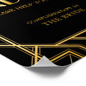 Panneau Panier pour femmes | Gatsby Art Déco (Coin)