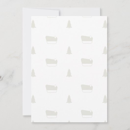 Panneau Parcs nationaux verts Invitation d'anniver (Dos)