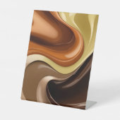 Panneau Pedestal dans graphique abstrait design (Recto)