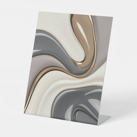 Panneau Pedestal dans graphique abstrait design (Recto)