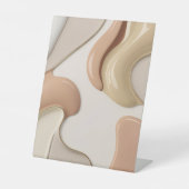 Panneau Pedestal dans graphique abstrait design (Recto)