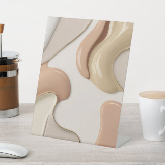 Panneau Pedestal dans graphique abstrait design