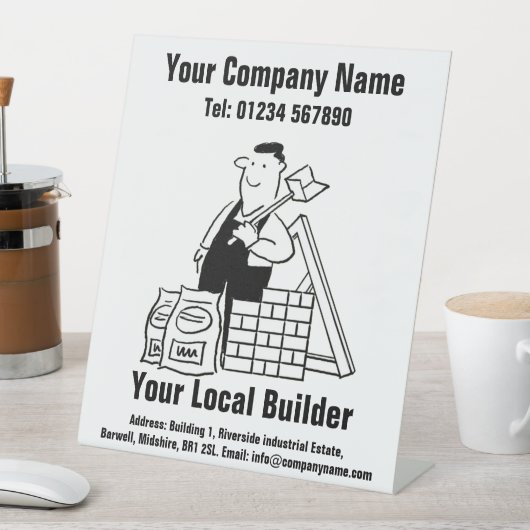 Panneau Pedestal de conception de dessin de votre  (In SItu)