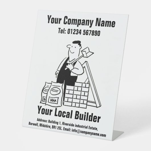 Panneau Pedestal de conception de dessin de votre  (Recto)