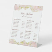 Panneau Pedestal de design en marbre rose (Recto)