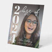 Panneau Pedestal de graduation personnalisée (Recto)